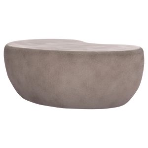 Coffee table Gerson Santorini Hm18151.03s fiber cement in gray --104x72x40cm.
