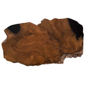Coffee table Glaze Naturally Hm9750 made of solid teak wood with black metal legs 110x60x48hcm