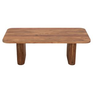 Coffee table Groot Hm9686 acacia solid wood in natural color 120x60x40hcm