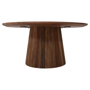 Coffee table Groot Hm9697 acacia solid wood in natural color D80x48hcm