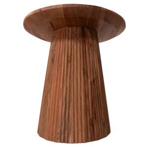 Coffee table Groot Hm9698 made of solid acacia wood in natural color D45x44hcm