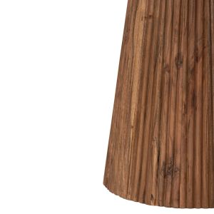 Coffee table Groot Hm9698 made of solid acacia wood in natural color D45x44hcm