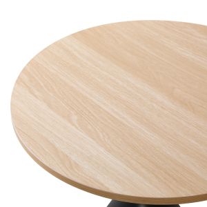 Coffee table Hemena set of 2 pieces in black-natural color