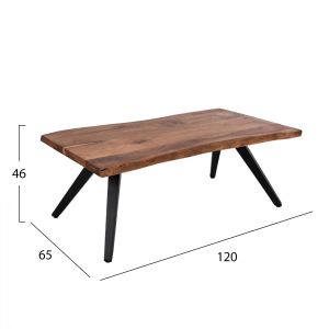 Coffee table Hm8365.11 acacia solid wood