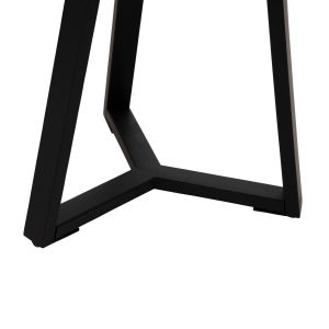 Coffee table Hm9587.01 Mdf with black marble imitation top D45x55hcm