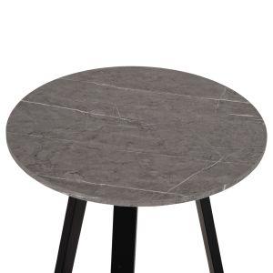 Coffee table Hm9587.02 Mdf with gray marble effect top D45x55hcm