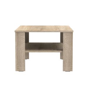 Coffee table Khofi melamine in sonoma color 90x60x42.3cm