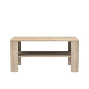 Coffee table Khofi melamine in sonoma color 90x60x42.3cm
