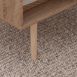 Coffee table Krener Hm9877.04 melamine in Sonama white-solid pine legs 104x50x42hcm