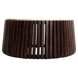 Coffee table Krest Hm9711 made of solid acacia wood D90x40hcm