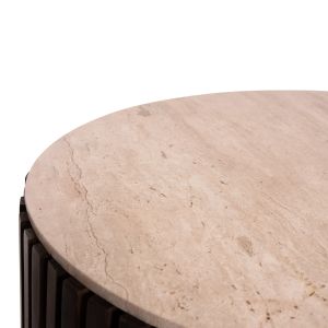 Coffee table Krest Hm9711 made of solid acacia wood D90x40hcm