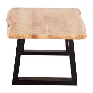 Coffee table Lizard Montana top thickness 4cm top tropical acacia wood solid natural t 115x63x40hcm Hm8166