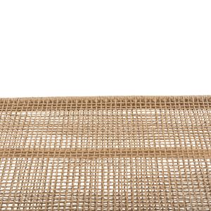 Coffee table Londer Hm5985 made of teak wood and synthetic rattan 119x79.5x41hm,