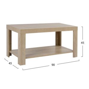 Coffee table Melamine Sonoma color Hm2207,02 Sonama