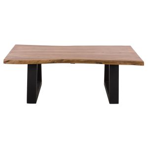 Coffee table Montana Lizard acacia solid wood with top 4cm 115x63x40cm Hm8166,11