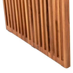 Coffee table Niya Hm9568 made of solid teak wood in natural color 100x50x45hcm