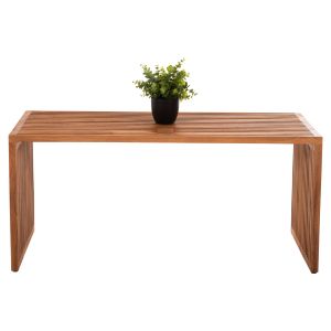 Coffee table Niya Hm9568 made of solid teak wood in natural color 100x50x45hcm