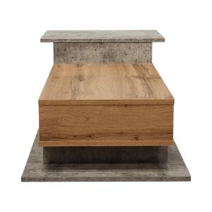 Coffee table Nuvele in gray cement-shade 90x50x35cm