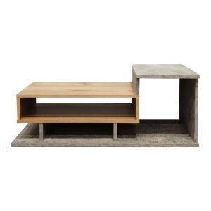 Coffee table Nuvele in gray cement-shade 90x50x35cm