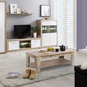 Coffee table Oscar Ks gray oak 120x60x41.5cm