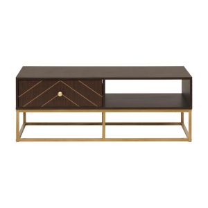 Parlor coffee table brown 110x55x40cm