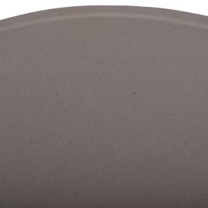 Coffee table Pirson Hm18155.03 fiber cement in gray - Φ60x36hcm.