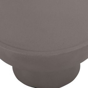 Coffee table Pirson Hm18155.03 fiber cement in gray - Φ60x36hcm.