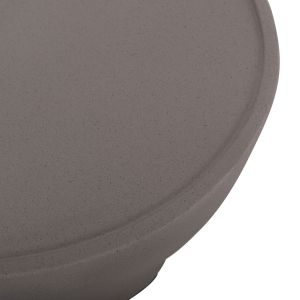 Coffee table Pirson Hm18155.03 fiber cement in gray - Φ60x36hcm.