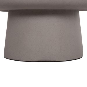 Coffee table Pirson Hm18155.03 fiber cement in gray - Φ60x36hcm.