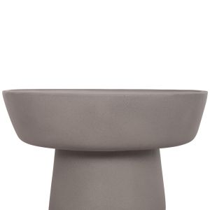 Coffee table Pirson Hm18155.03 fiber cement in gray - Φ60x36hcm.