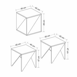 Coffee table Primes Zigon 45x45x49cm