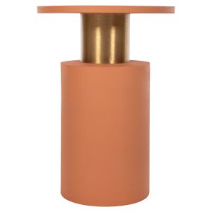 Coffee table Punjab Hm4240.08 metal color orange/gold D30.5x42hcm