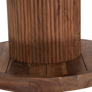 Coffee table Rajjeh Hm9692 acacia solid wood in natural color D50x60hcm