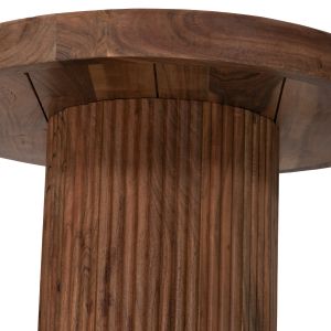 Coffee table Rajjeh Hm9692 acacia solid wood in natural color D50x60hcm