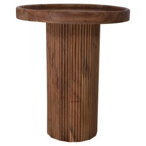 Coffee table Rajjeh Hm9692 acacia solid wood in natural color D50x60hcm