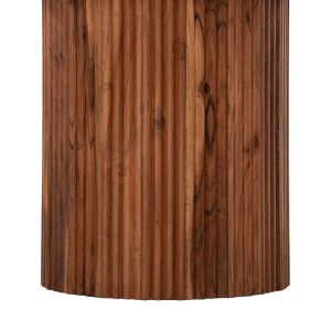 Coffee table Rajjeh Hm9693 acacia solid wood in natural color D60x45hcm