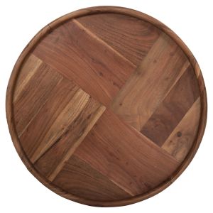 Coffee table Rajjeh Hm9693 acacia solid wood in natural color D60x45hcm