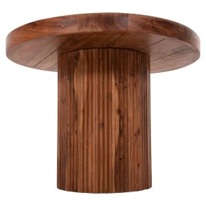Coffee table Rajjeh Hm9693 acacia solid wood in natural color D60x45hcm