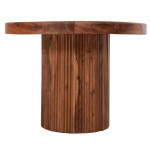 Coffee table Rajjeh Hm9693 acacia solid wood in natural color D60x45hcm