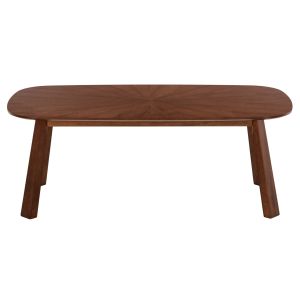 Coffee table Riner Hm9737 Mdf walnut color 120x60x45hcm