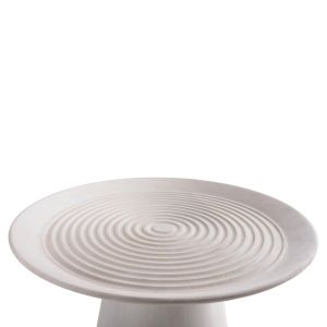 Coffee table Ross Santorini Wood Hm9708 mango solid wood in white color D45x48hcm