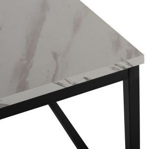 Coffee table Saffron design white marble Hm8975,12