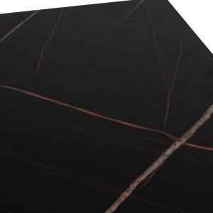 Coffee table Saffron design black marble Hm8975,13