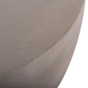 Coffee table Sallen Hm18161.03 fiber cement in gray - 108x94x38.5 cm.