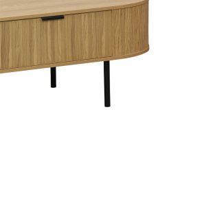 Coffee table Scandi Mdf in natural color 118x60x44cm
