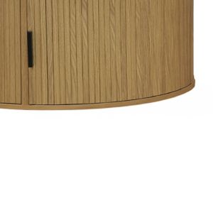 Coffee table Scandi Mdf in natural color D80x35.5cm