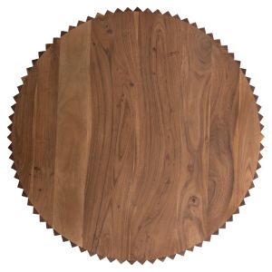 Холна маса Sedge Stripe тропическа акация масив в натурален цвят D90χ38hcm Hm9695