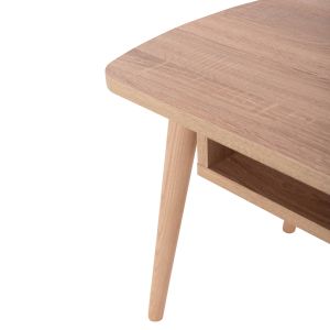 Coffee table Sliven Hm18178.03 Sonama melamine legs in natural color 90x50x47.5hcm.