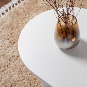 Coffee table Tabletod in white color 119x60x40cm