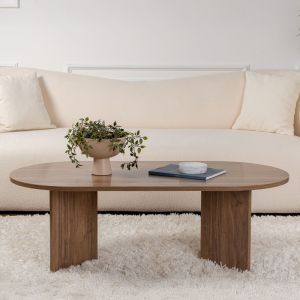 Coffee table Tabletod in walnut color 119x60x40cm